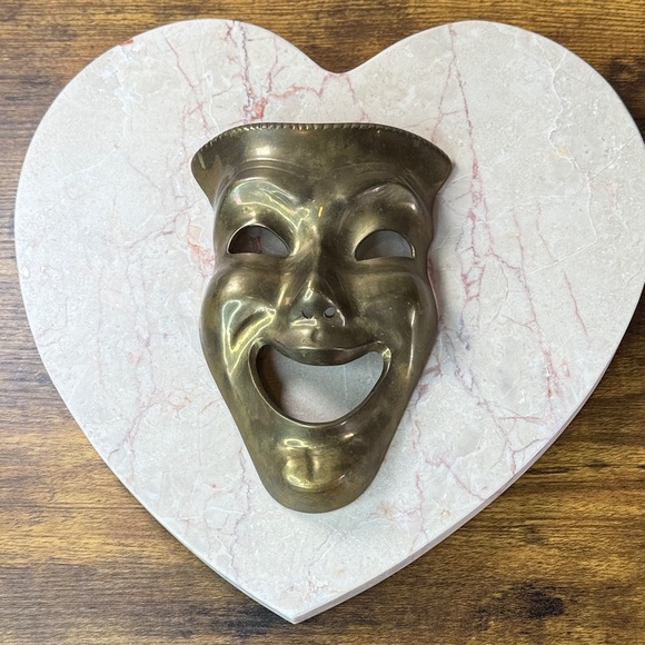 Bronze Comedy Mask. - Picture 1 of 7